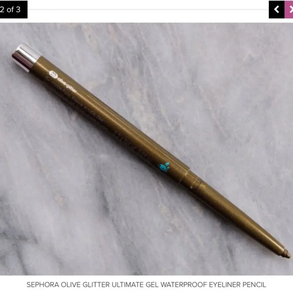 NEW SEPHORA COLLECTION Ultimate Gel Waterproof Eyeliner Pencil Olive Glitter #23